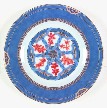 Ginkgo Bleu Bread & Butter Plate