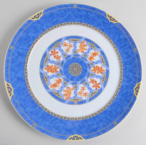 Ginkgo Bleu Cake Plate