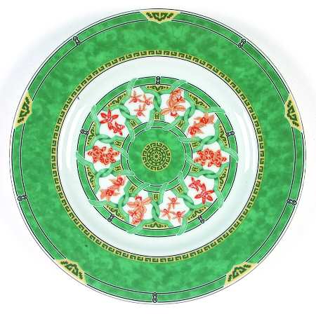 Ginkgo Vert Salad/Dessert Plate
