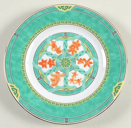 Ginkgo Vert Bread & Butter Plate
