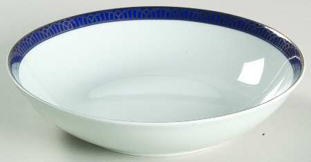 Talisman Platinum Bleu Soup/Cereal Bowl