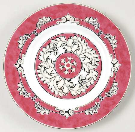 Aida Red Bread & Butter Plate