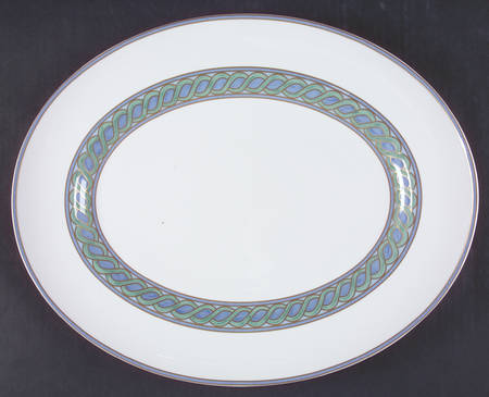 Torsada 15" Oval Serving Platter