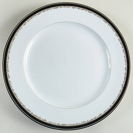 University Black 12" Chop Plate (Round Platter)