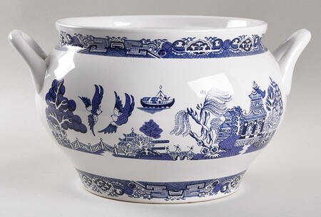 Blue Willow Tureen No Lid