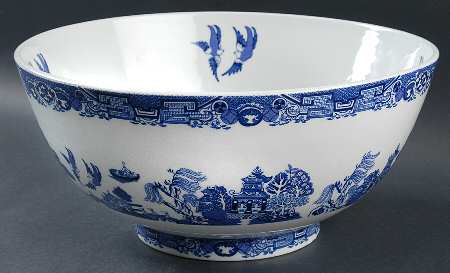 Blue Willow Large Fruit Bowl