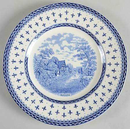Albion Blue by Crown Ducal