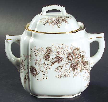CAR46 Sugar Bowl & Lid by Carlsbad