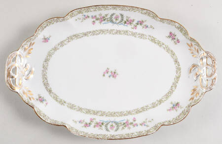CHF436 12" Oval Serving Platter by Charles Field Haviland