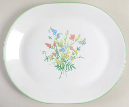My Garden (Corelle) 12" Oval Serving Platter