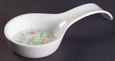 My Garden (Corelle) Melamine Spoon Rest (Holds 1 Spoon)