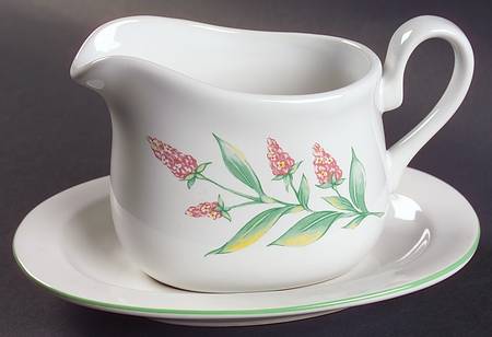 My Garden (Corelle) Gravy Boat & Underplate