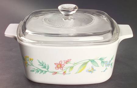 My Garden (Corelle) 1.5 Quart Square Casserole with Lid