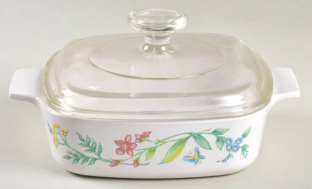 My Garden (Corelle) 1 Quart Square Casserole with Lid