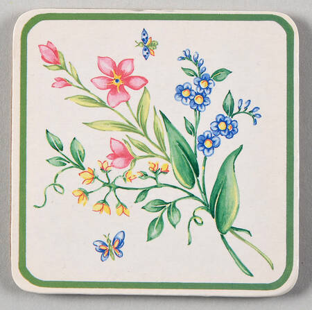 My Garden (Corelle) Cork Back Square Coaster