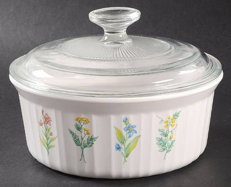 My Garden (Corelle) 1.5 Qt Round Covered Casserole