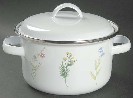My Garden (Corelle) 2 Quart Metal Covered Casserole