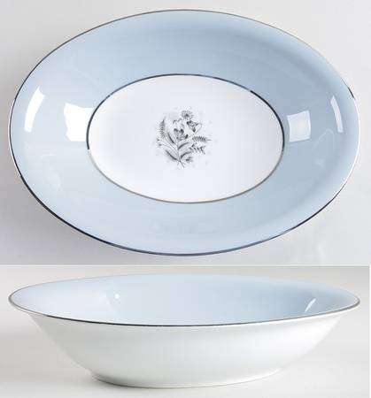 Bouquet 10" Oval Vegetable Bowl