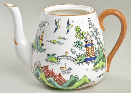 Ye Olde Willow Small Teapot No Lid
