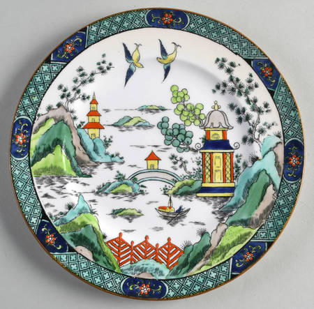 Ye Olde Willow Luncheon Plate