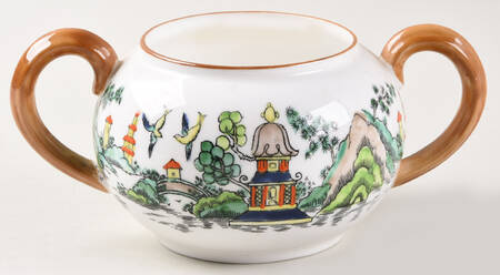 Ye Olde Willow Sugar Bowl No Lid