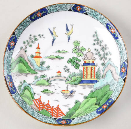 Ye Olde Willow Saucer for Oversized Cup