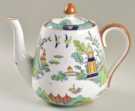 Ye Olde Willow Teapot & Lid