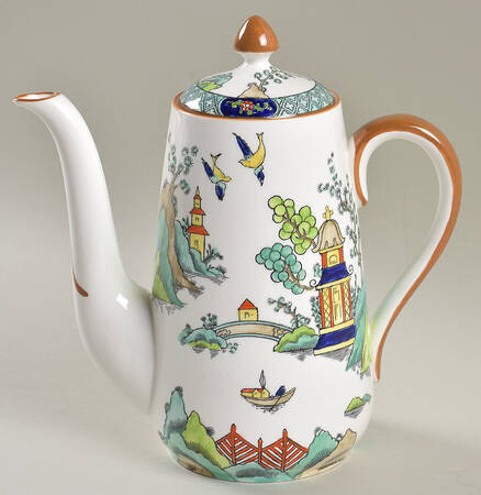 Ye Olde Willow Small Coffee Pot & Lid