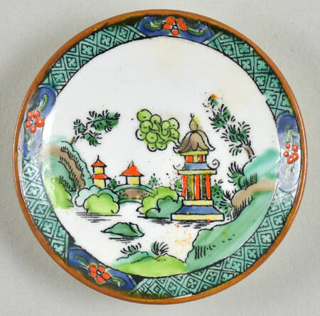 Ye Olde Willow Miniature Saucer