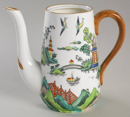 Ye Olde Willow Mini Coffee Pot No Lid
