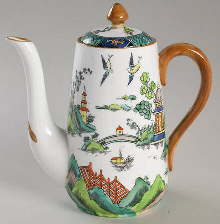 Ye Olde Willow Mini Coffee Pot & Lid