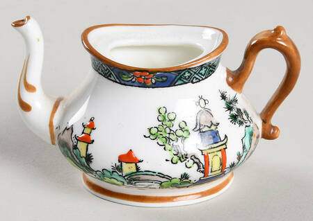 Ye Olde Willow Miniature Teapot No Lid