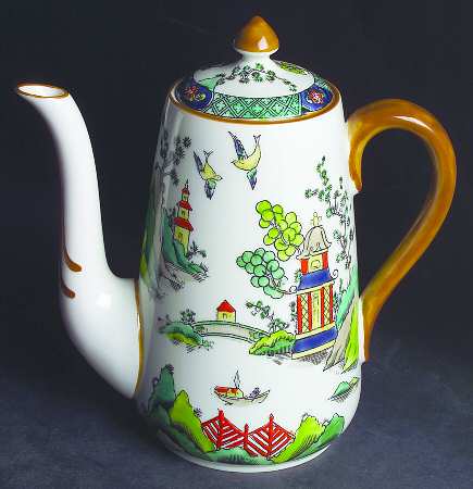 Ye Olde Willow Small Coffee Pot & Lid