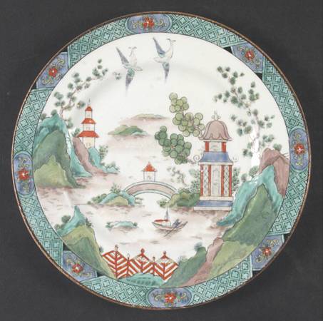 Ye Olde Willow Luncheon Plate