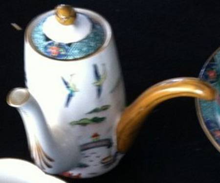 Ye Olde Willow Mini Coffee Pot & Lid