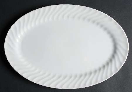UP133 14" Oval Serving Platter
