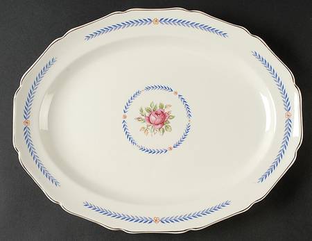 Du Barry 13" Oval Serving Platter