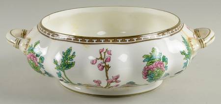Indian Tree Multicolor (Scalloped, Newer) Round Vegetable No Lid