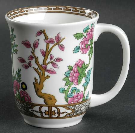 Indian Tree Multicolor (Scalloped, Newer) Mug