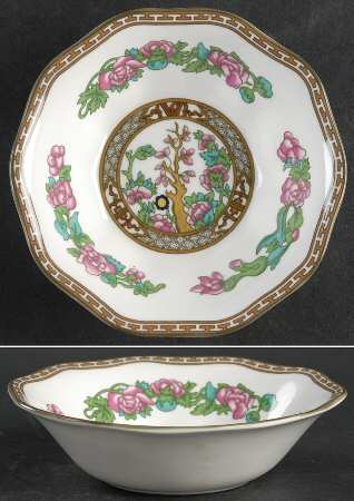 Indian Tree Multicolor (Scalloped, Newer) Coupe Cereal Bowl