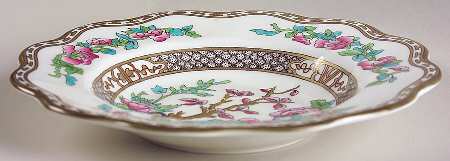 Indian Tree Multicolor (Scalloped, Newer) Rim Soup Bowl