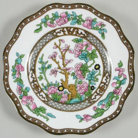 Indian Tree Multicolor (Scalloped, Newer) Bread & Butter Plate