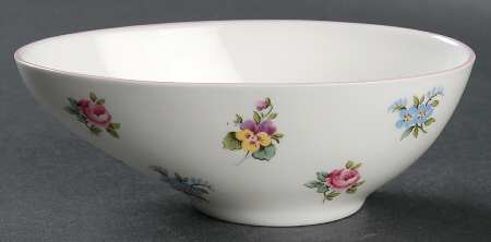 Floral Bouquet (Scalloped) Avocado Bowl