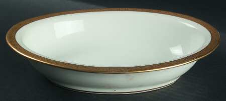 Angela (White) 9" Oval Vegetable Bowl