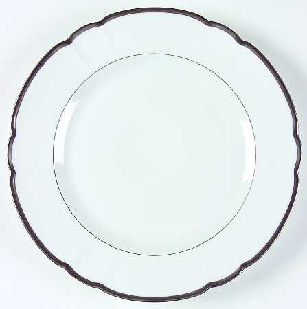 Colette Platinum Large Dinner Plate