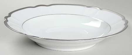 Colette Platinum Rim Soup Bowl