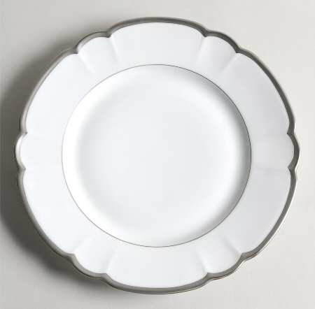 Colette Platinum Dessert Luncheon Plate