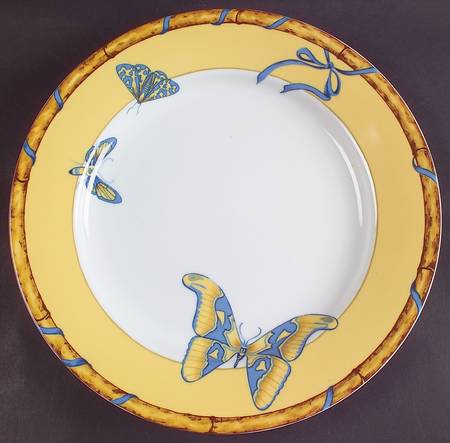Butterfly Bamboo Service Plate (Charger)