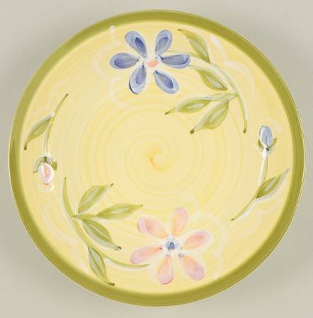 Crystal Daisy Salad Plate