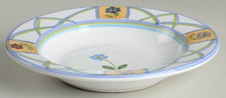 Greca Large Rim Soup Bowl